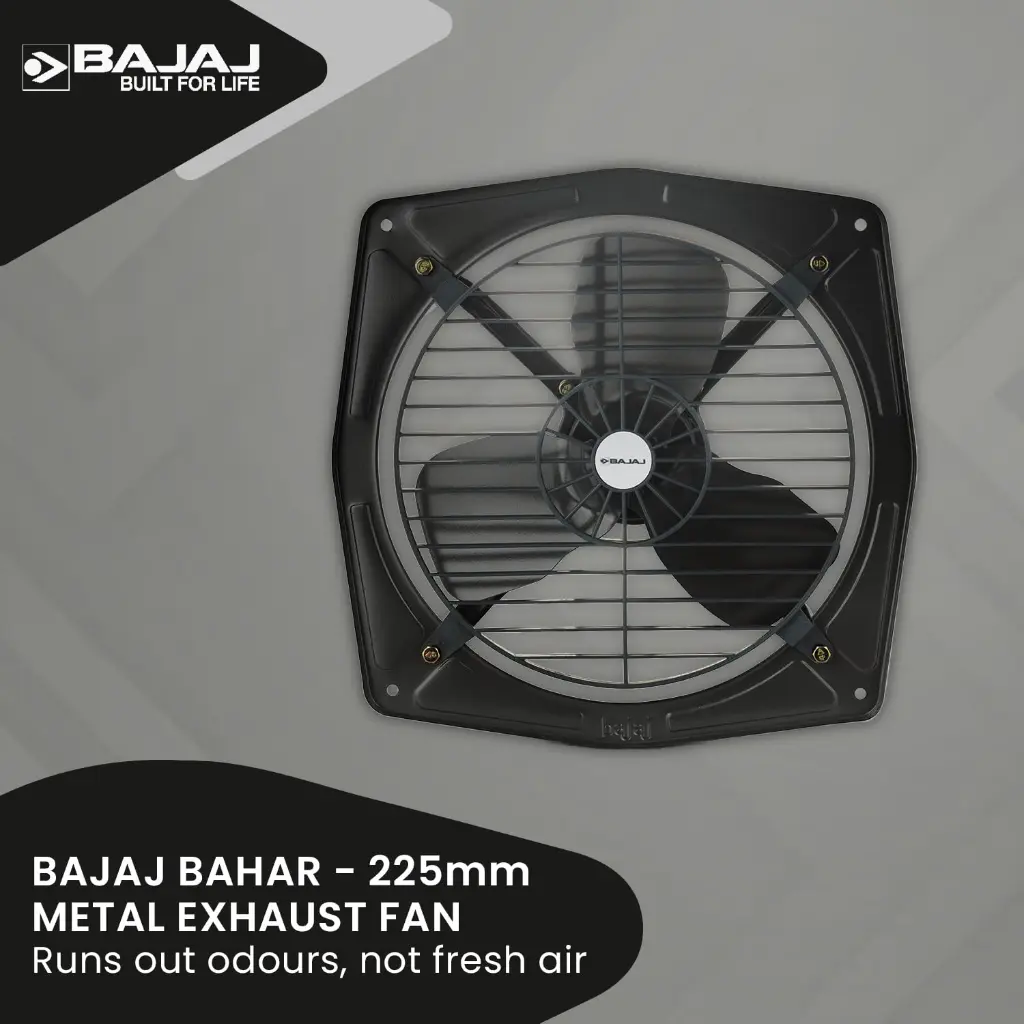 Bajaj Bahar 225mm Metallic Grey Exhaust Fan-2.webp