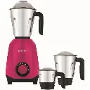 Bajaj Ninja Series QUARTZ 750-Watts Mixer Grinder (3 Jars, Garnet Pink)