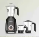 Bajaj Ninja Series QUARTZ 750-Watts Mixer Grinder (3 Jars, Black)