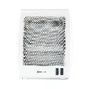 Bajaj RHX-2 Halogen Heater | 2 Heat Settings-400W/800 Watts | Noiseless Operation | Room Heater For Winter | 2-Yr Warranty By Bajaj | White