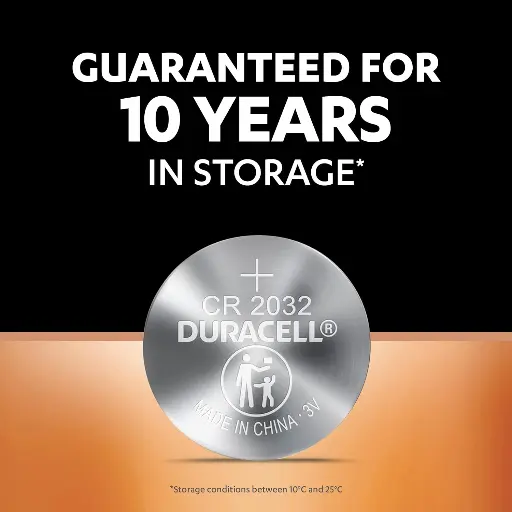 Duracell CR2032 Lithium 3V Battery